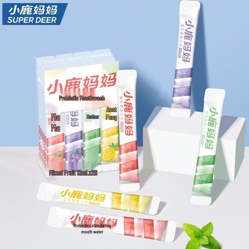 Deer Mum Probiotic Mouthwash Mixed Pack