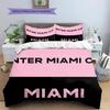 Miami CF Muster Bettwäsche Heimdekoration Geburtstag & Festival Geschenk (1 Bettbezug + 2 Kissenbezüge, ohne Füllung)