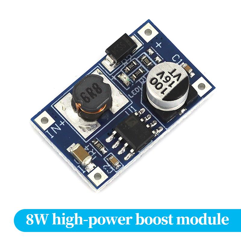3V-6V To 12V Boost Module Max 3A 8W 3.7V Lithium USB Charge Integrated DC-DC Boost Power PCB
