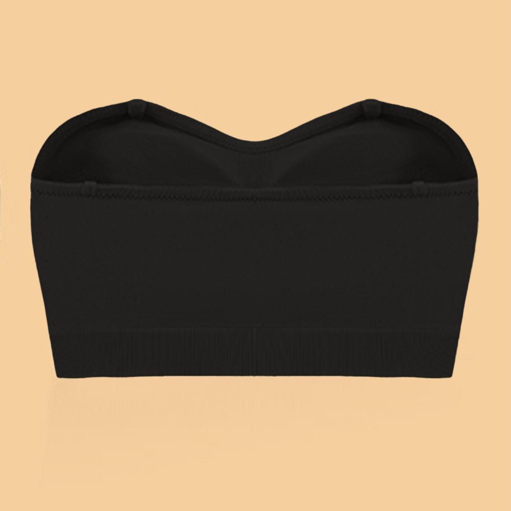 Women's Lingerie Plus Size Bra Gathered Without Steel Rings, Wrapped Around The Chest, Sexy And Seamless Strapless Bra