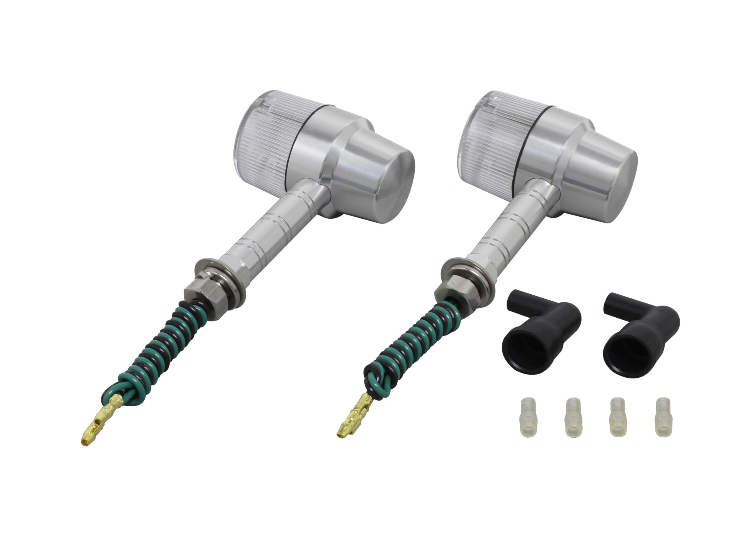 POSH FAITH Motorcycle Supplies Turn Signal Middle Machined Turn Signal super long stay серебряный