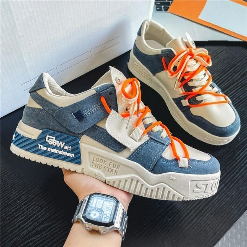 Men's Sneakers Fashion Casual Shoes New Outdoor Soft Sole Male Running Shoes Non-slip Vulcanized Shoe Lace Up Platform Men Shoes