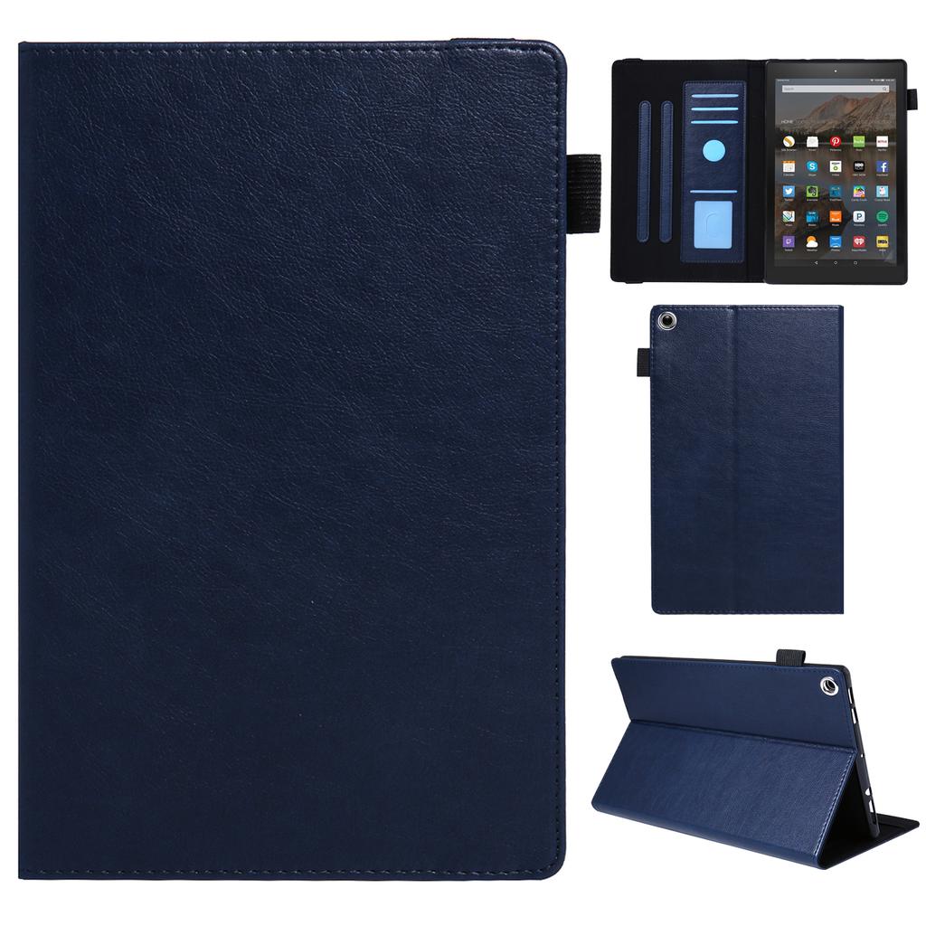 For Amazon Fire HD 10 (2015)/(2019)/(2017) Case Card Slots Shockproof Tablet Leather Flip Cover