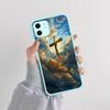 Bible Christian Jesus Cross Phone Case For IPhone 14 11 12 13 Mini Pro Max 8 7 Plus X XR XS MAX Translucent Matte Cover