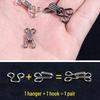 High-Grade Metal Invisible Collar and Underwear Hook Button for Anti-Exposure
