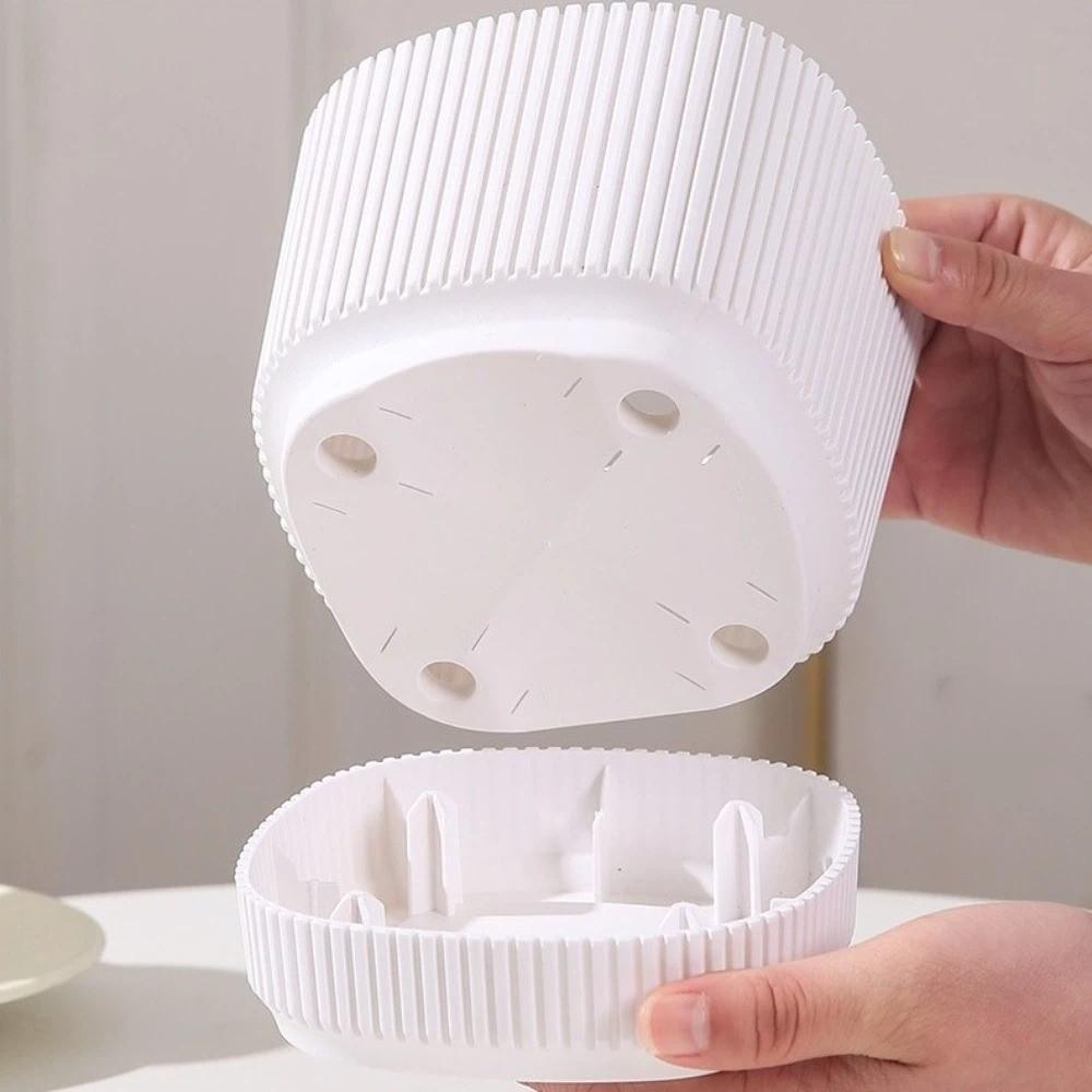 Double Layer Self Watering Flower Pot Plastic Desktop Vase Lazy Plant Pot Large Capacity Thickened Vegetable Container