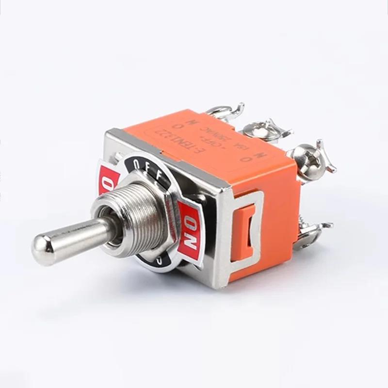 5PCS Miniature Toggle Switch On-Off On-On On-Off-On Power Rocker Switch E-TEN-1021/1121/1122/1221/1321/1322 Power Button Switch