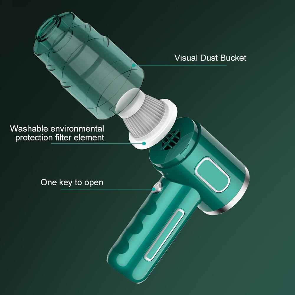 Car Wireless Vacuum Cleaner 29000Pa Wet Dry Vacuum Cleaner Cordless Handheld Auto Vacuum Home & Car Dual Use Vacuum Cleaner