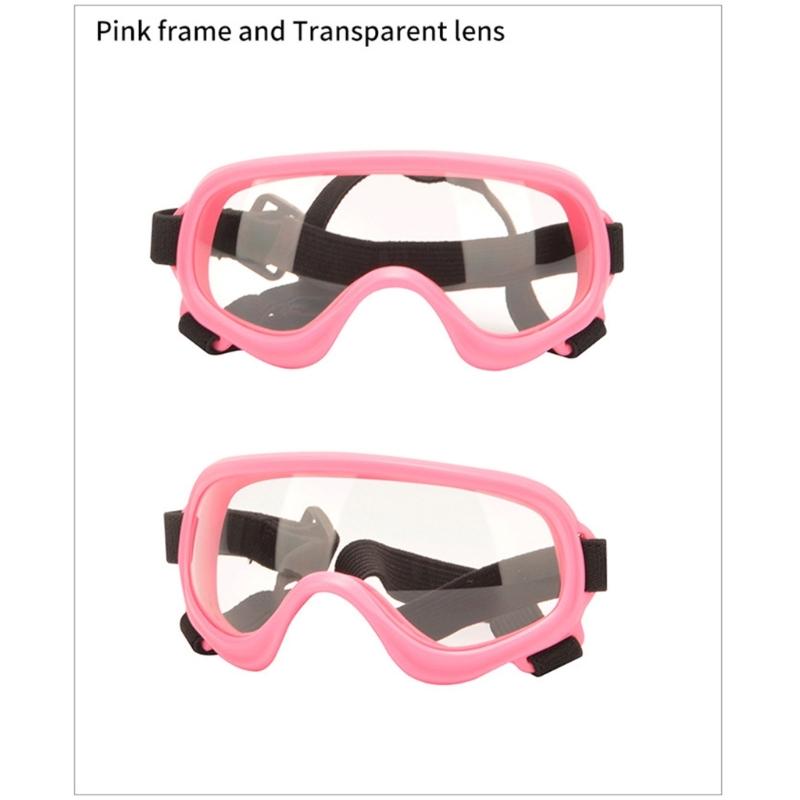 Winddichte Hunde Sonnenbrille Geeignet für Mittelgroße Große Hunde Haustierbrille für Schnee Strand Outdoor Schneesport Augenbekleidung