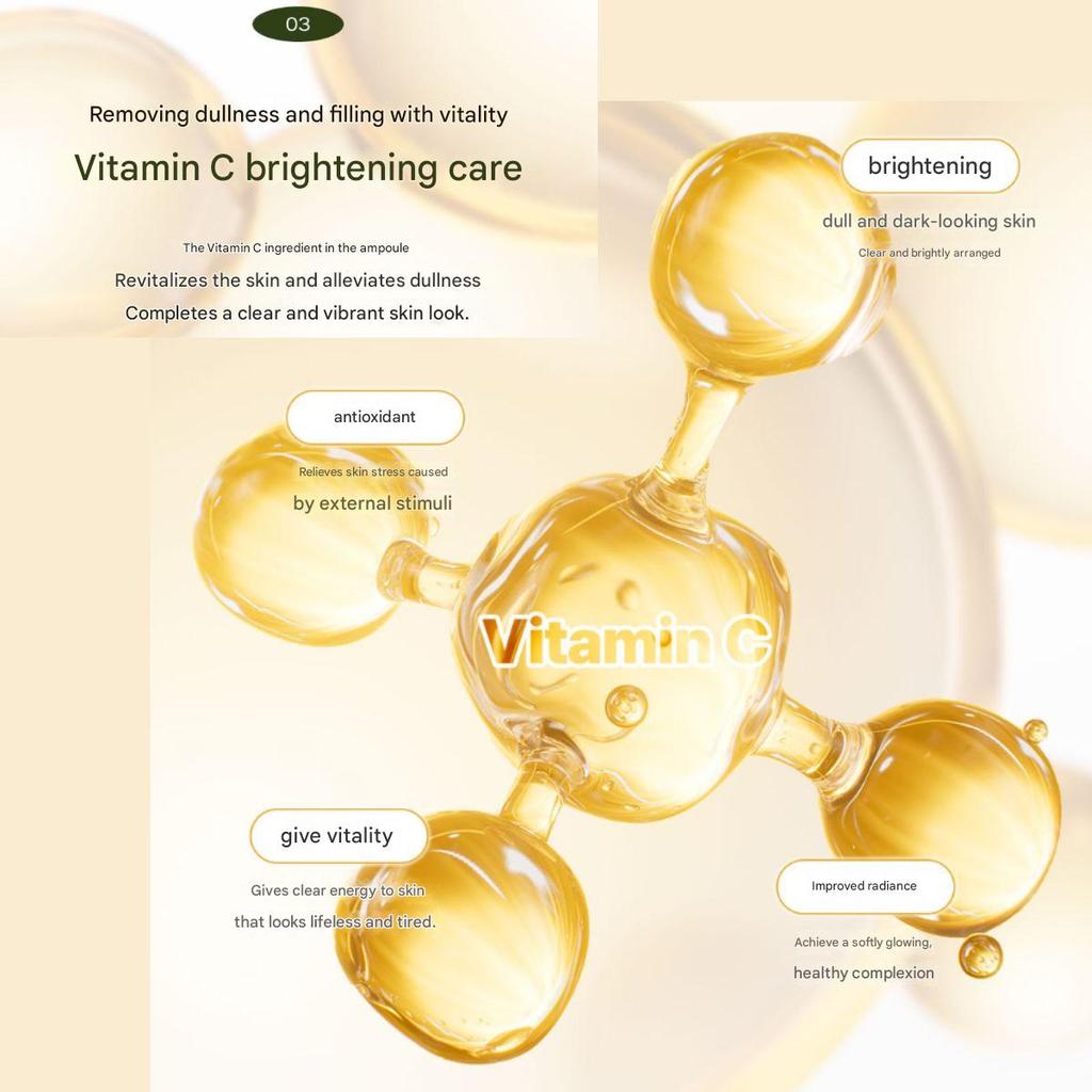 Vitamin C Gold Vitality Ampoule 30ml / Brightening Glow & Intensive Elasticity K-Beauty