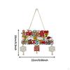 Christmas Wood Hanging Sign ,Xmas Welcome Door Decor Atmosphere Decoration for Wall