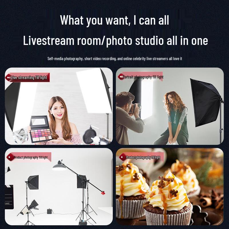 Indoor LED Softbox für Studiofotografie und Live-Videos