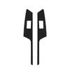 2Pcs Carbon Fiber Rear Door Control Cover Trim For Toyota Matrix/Pontiac Vibe