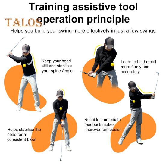 Golf Swing Trainer Ball Swing Posture Correction Golf Training Aid Arm Forearm Elbow Posture Teaching Practice Equipment for Men Women