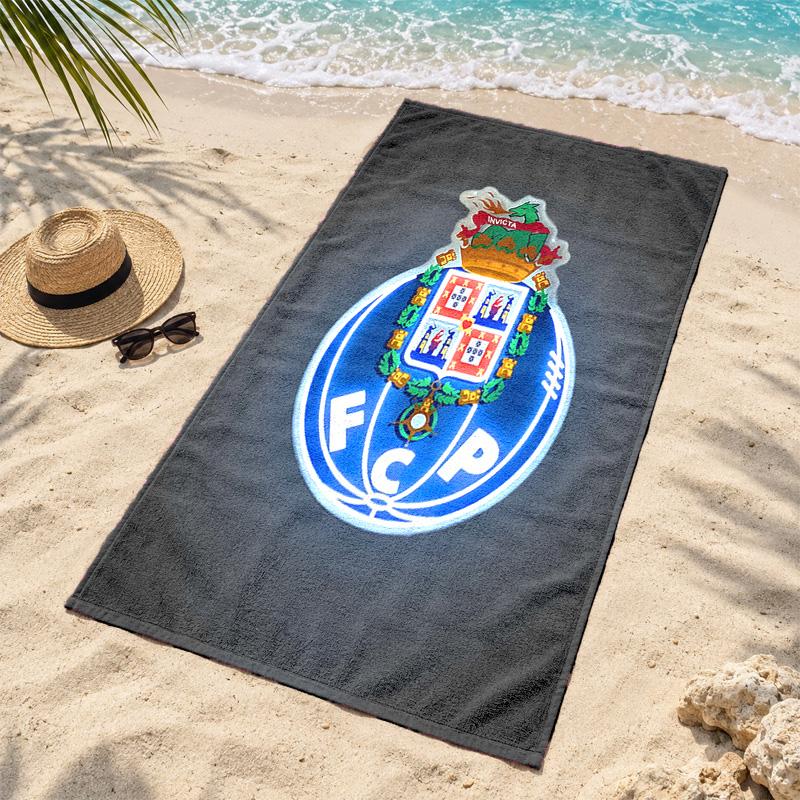 FC Porto Microfiber Beach Towel Quick Dry Sand Free Lightweight Beach Towels for Travel Swimming Camping