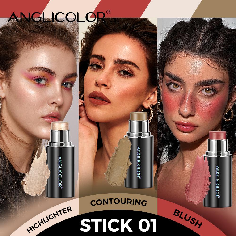 

Pearlescent and Matte Blush & Contour Stick