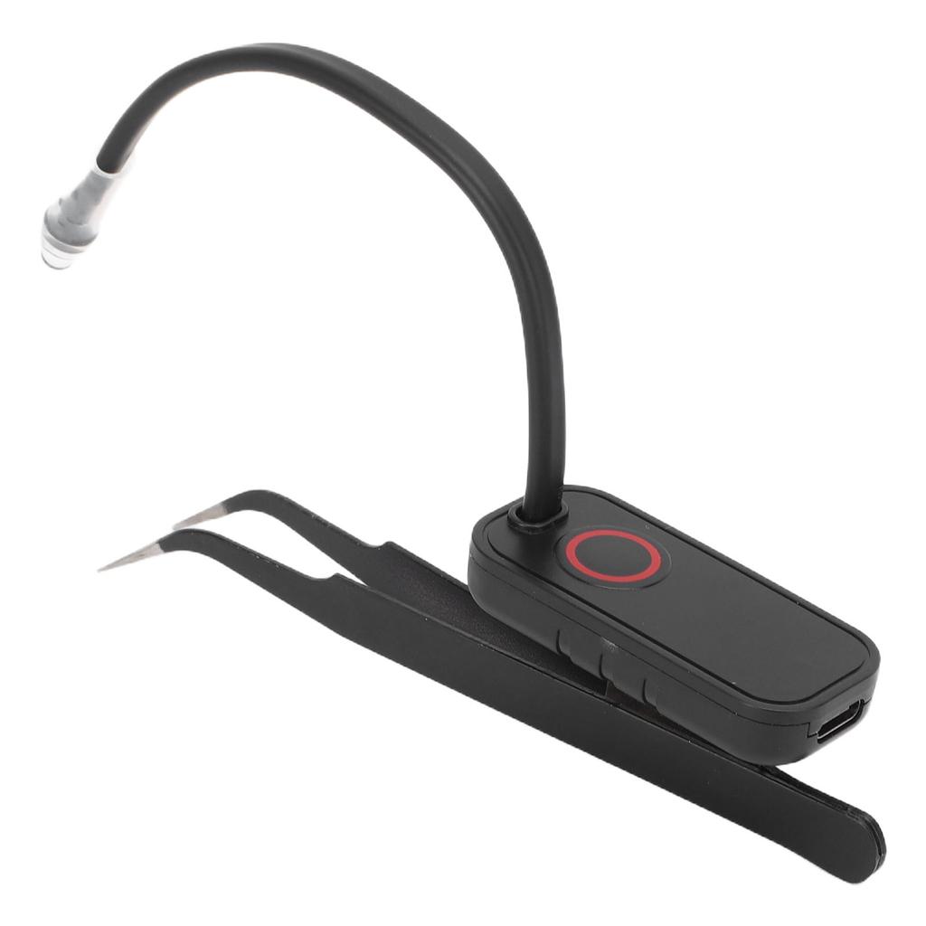 Eyelash Grafting Tweezers Light Lightweight LED Glue Curing Eyelash Extension Light with Tweezers for Beauty Salon