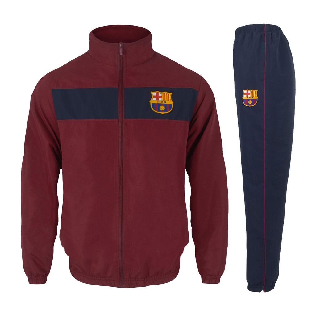 FC Barcelona Boys Contrast Striped Tracksuit