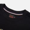 Evisu SS24 Ribbon Seagull And Family Flower Print Regular Fit T-Shirt Men T-Shirts Black 2ESHTM4TS1078XXCT