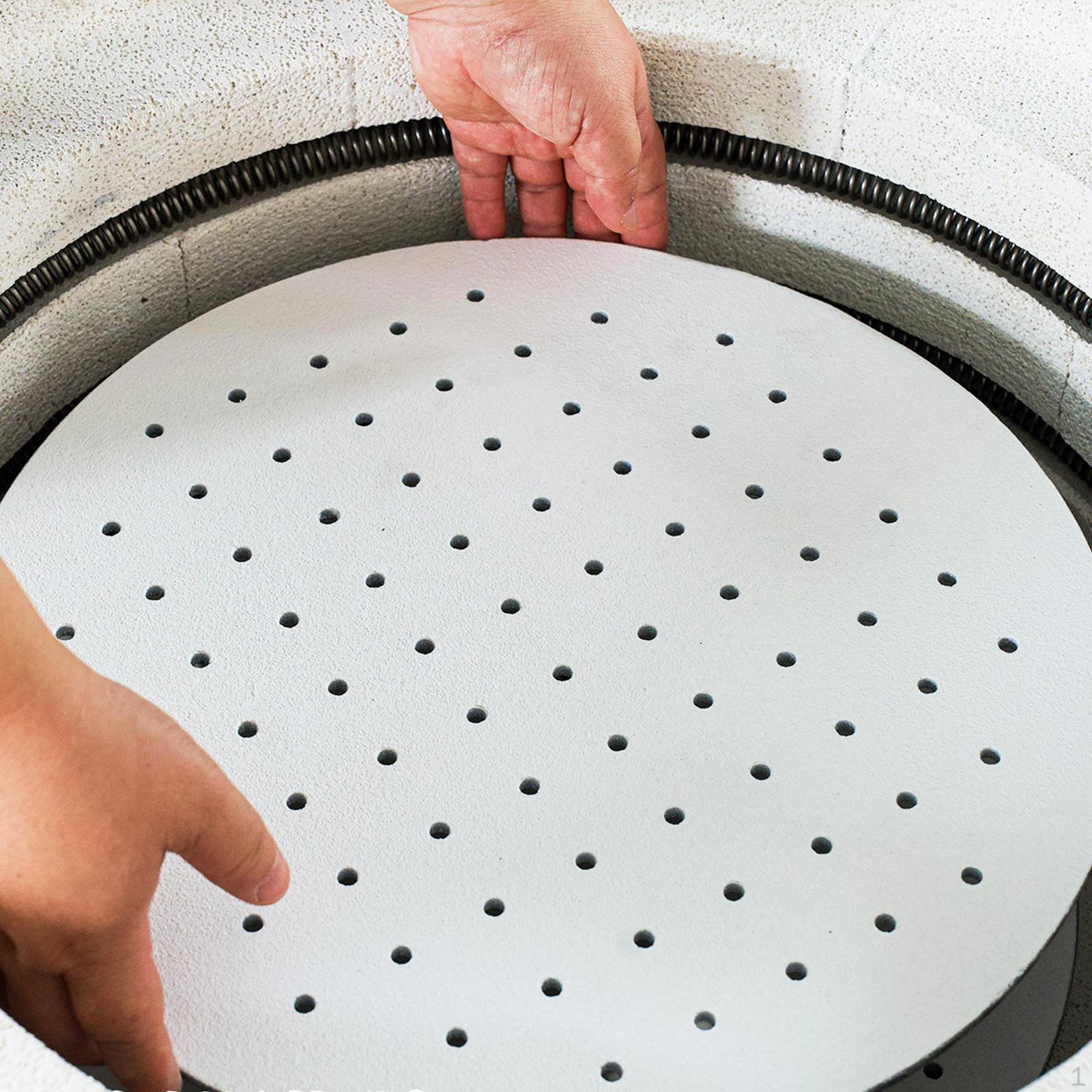 

Тонка полиця з вентиляційними отворами Висока температура для стабільного випалу, Керамічний випал Circular