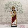 Sacred Mother Marys With Child Statue Resin Catholic Figurine Light Design For Christian Faithful Collectors Family