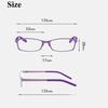 Ultralight Presbyopia Eyeglasses Vintage Square Frame Eyeglasses Anti-blue Light Reading Glasses Diopter +1.0 To +4.0 Eyewear