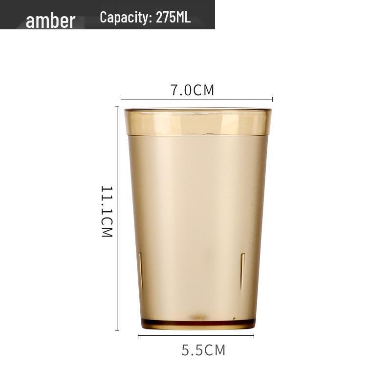 Acrylic Anti-Fall Colorful Transparent Cups - Creative Home & Restaurant Drinkware Set