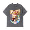 275 GSM Washed T-shirts 100% Cotton Sailor Moon V12 Girl Power Print Unisex Heavy Cotton T Shirt
