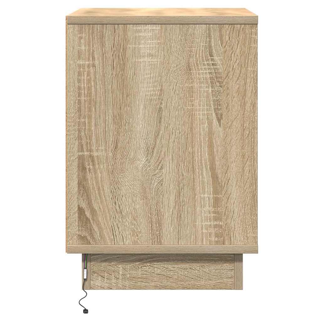 Nightstand Sonoma Oak 39 x 34.5 x 50 cm Particleboard