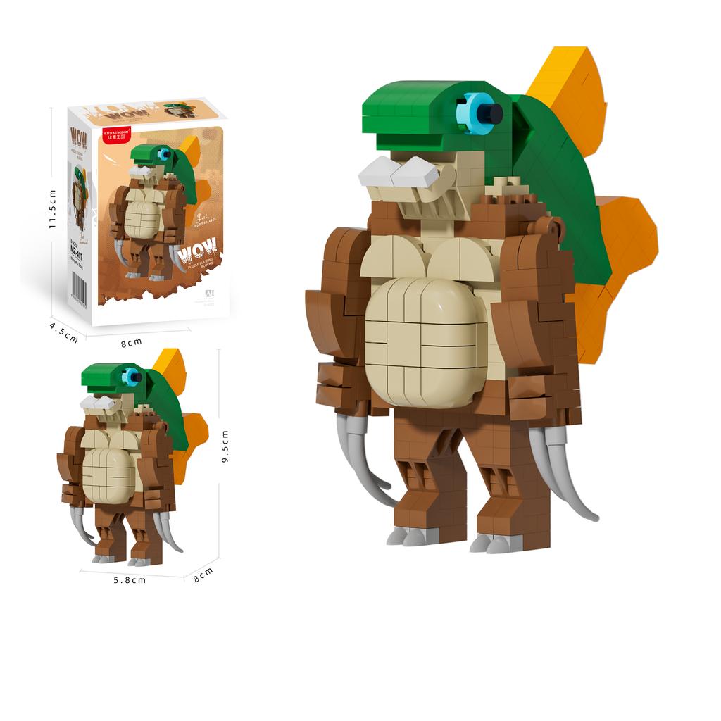 Funny Shark The Classic of Mountains and Seas Creative Building Blocks Action Fiqure Tralalerotralala TungTungTung Sahur Blocks
