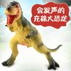 Dinosaur World Vinyl Filled Cotton Press Will Make A Sound Simulation Dinosaur Model Large Ornament Children'S Toy
