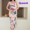 Plara Color Draw Pleats Dress