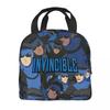 Invincible Cartoon Superhero Thermal Insulated Lunch Bags for Travel Portable Food Bag Cooler Thermal Lunch Boxes