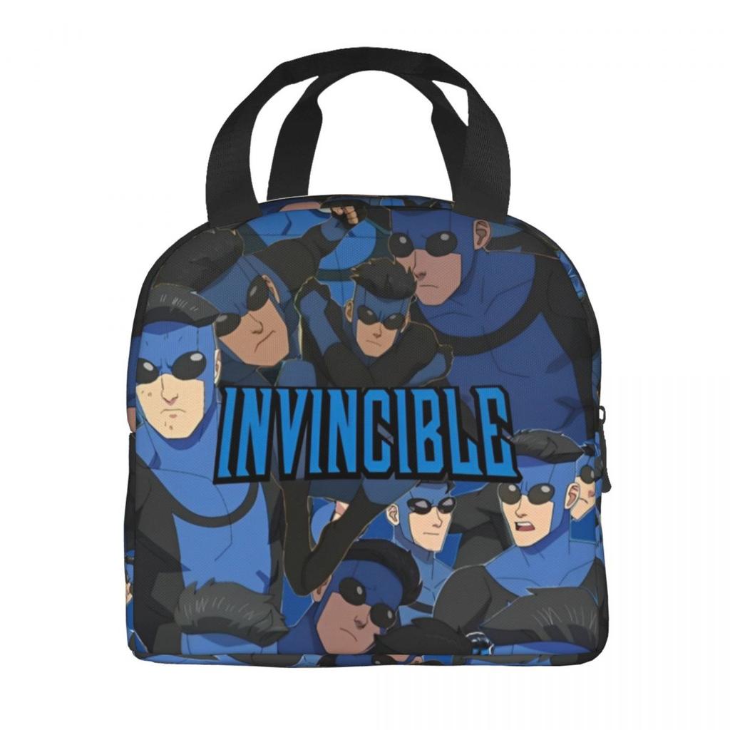 Invincible Cartoon Superhero Thermal Insulated Lunch Bags for Travel Portable Food Bag Cooler Thermal Lunch Boxes