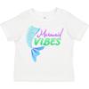 Inktastic Mermaid Vibes- Mermaid Tail Toddler T-Shirt Mermaids Summer Scales Sea