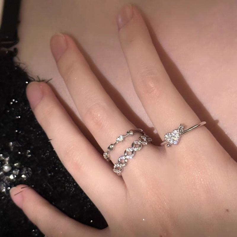 Stylish Minimalist Geometric Copper Ring For Women Adjustable Size Perfect For Everyday