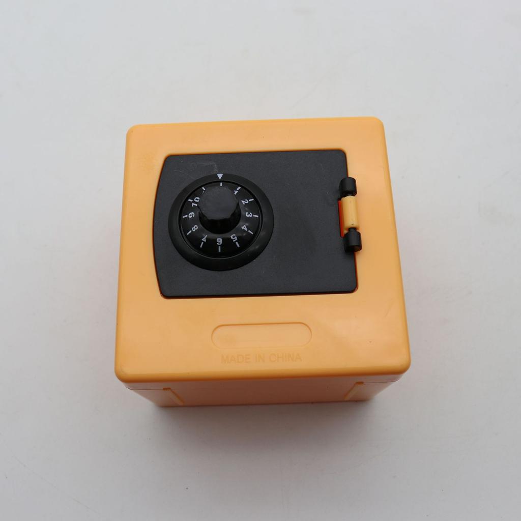 1PC Metal Cash Box 4.5" x 3.35" Small Cash Storage Box With Lockable Cover Key Lock Money Organizer For Kids Toys With Handle