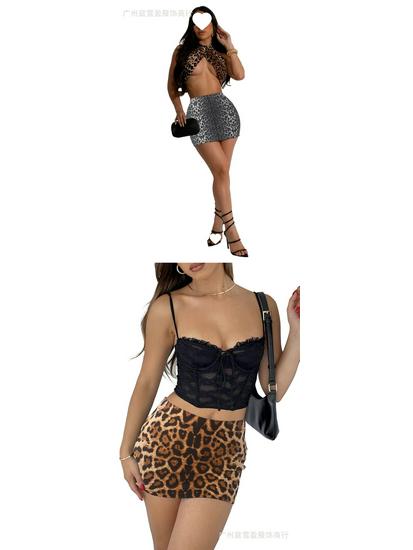 Europäische & Amerikanische Sommer Mode Sexy Elastischer Bodycon Minirock