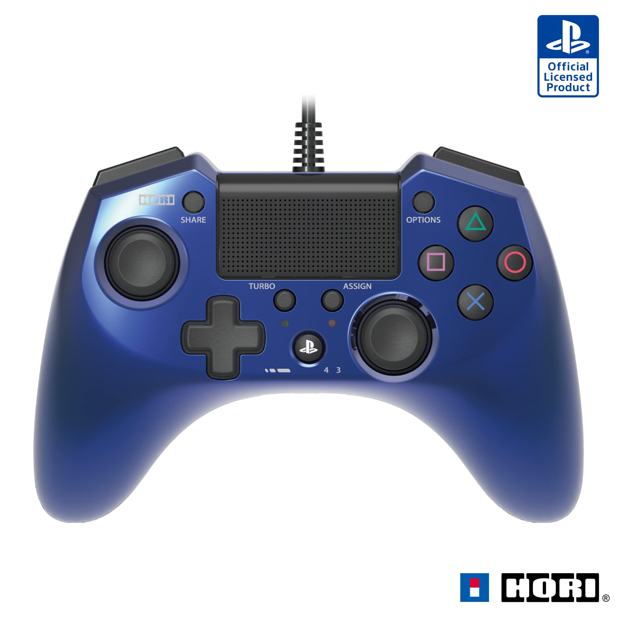 

with rapid fire Horipad FPS Plus for PS4 Blue [Equipped function]