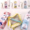 Kawaii Pencil Case Set of 3, Cute Milk Carton Pencil Aesthetic, 3 Colors, Multi-functional, Cosmetic Bag