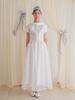 GANISONG Bridal Serenity Chapel Dress_White