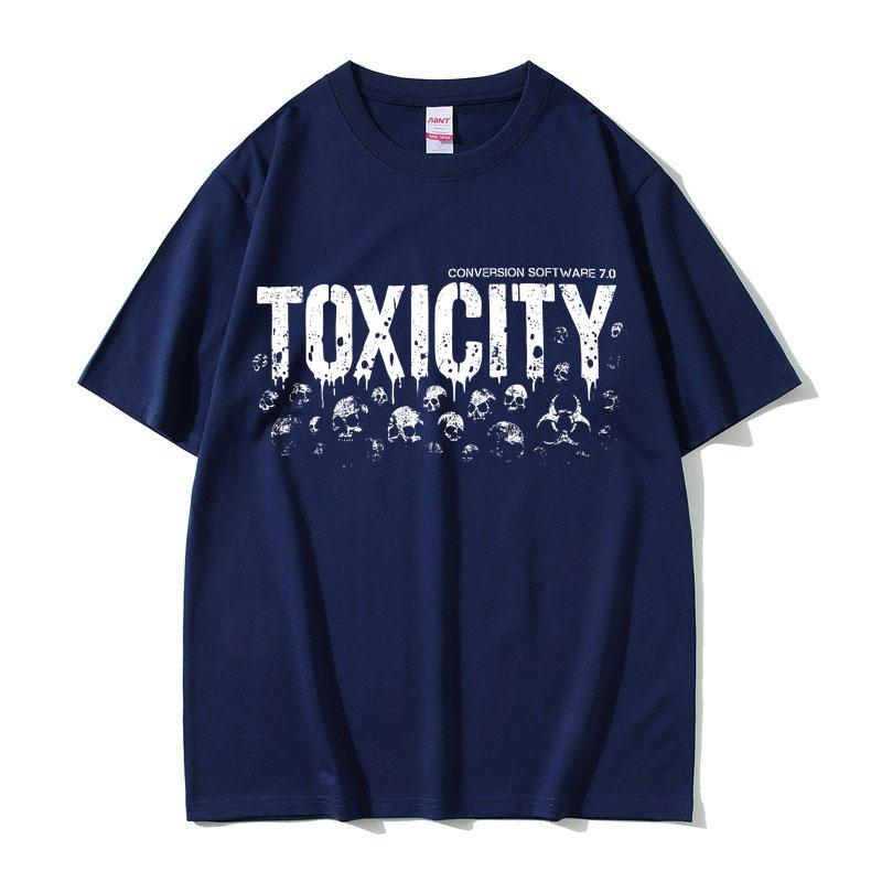

Vintage System of A Down Toxicity Skeleton Album Graphic Tshirt Men Clothing 90s Rock Alternative Metal Oversized T Shirt 4XL