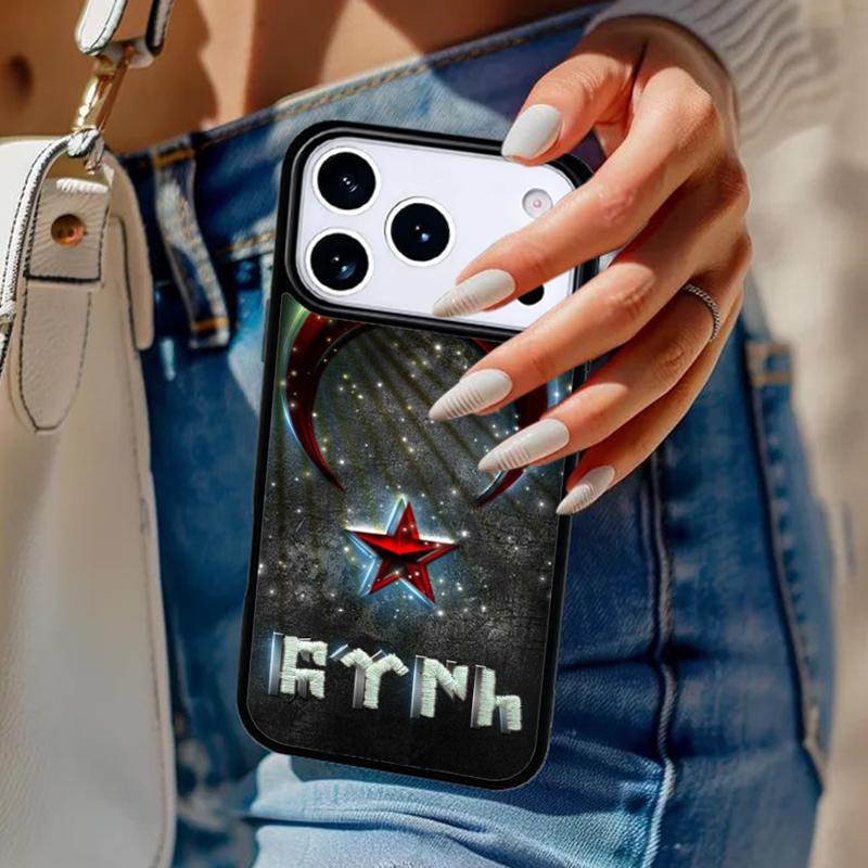 Turkei Turkey Ataturk Flag Banner Phone Case For iPhone 17 Air 14 15 13 12 Max Cover For Apple 16e 11 Pro Max Plus Coque