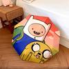 Jake and Finn  Pattern, Automatic Folding Umbrella, Portable and Foldable Design, 8 Ribs, a Christmas or Birthday Gift.