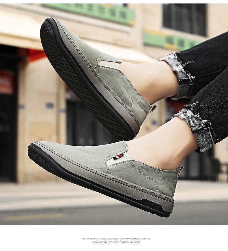 2025 Spring Men's Breathable Lightweight Sneakers - Versatile Slip-on Loafers