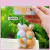 Cute Panda Rabbit Elephant Penguin Animal Magnetic Plush Pendant Keychain For Bag And Key Organizer