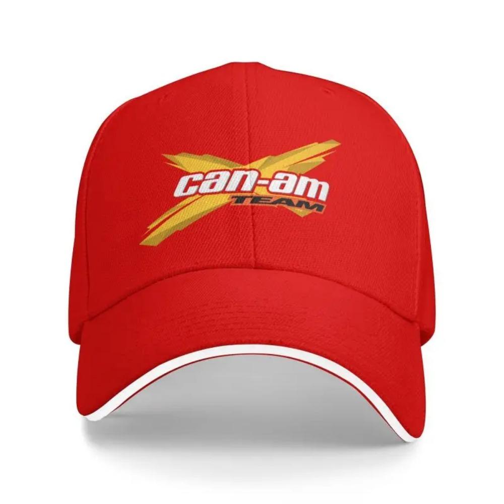 Cappellino da Baseball con Stampa Logo BRP Can Am Personalizzato Cappelli Sandwich Casual Estivi per Uomo Donna Sport all'Aperto Cappello con Visiera Parasole Regolabile