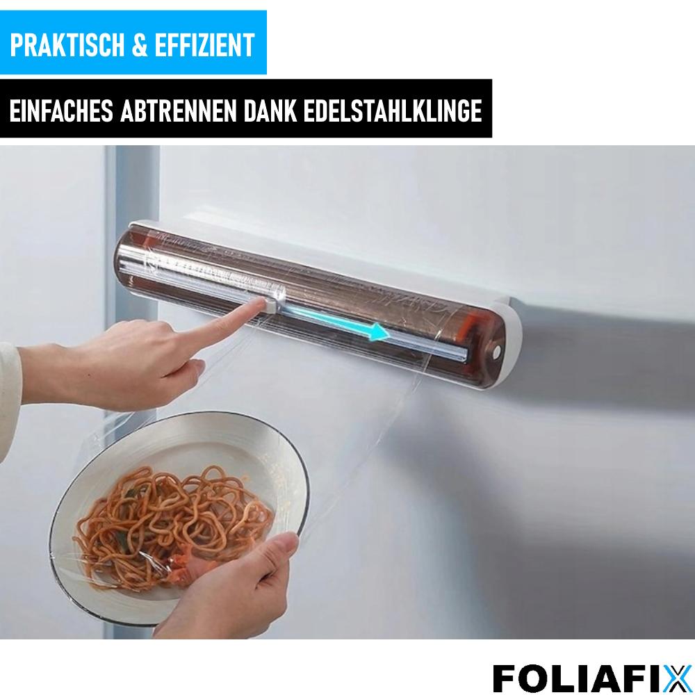 FOLIAFIX Folienspender Folienabroller Folienabreißer Folientrenner Alufolie