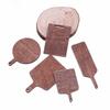 5Pcs Wood Dollhouse Kitchen Accessory Round Square Bread Dessert Board  Miniature Scene