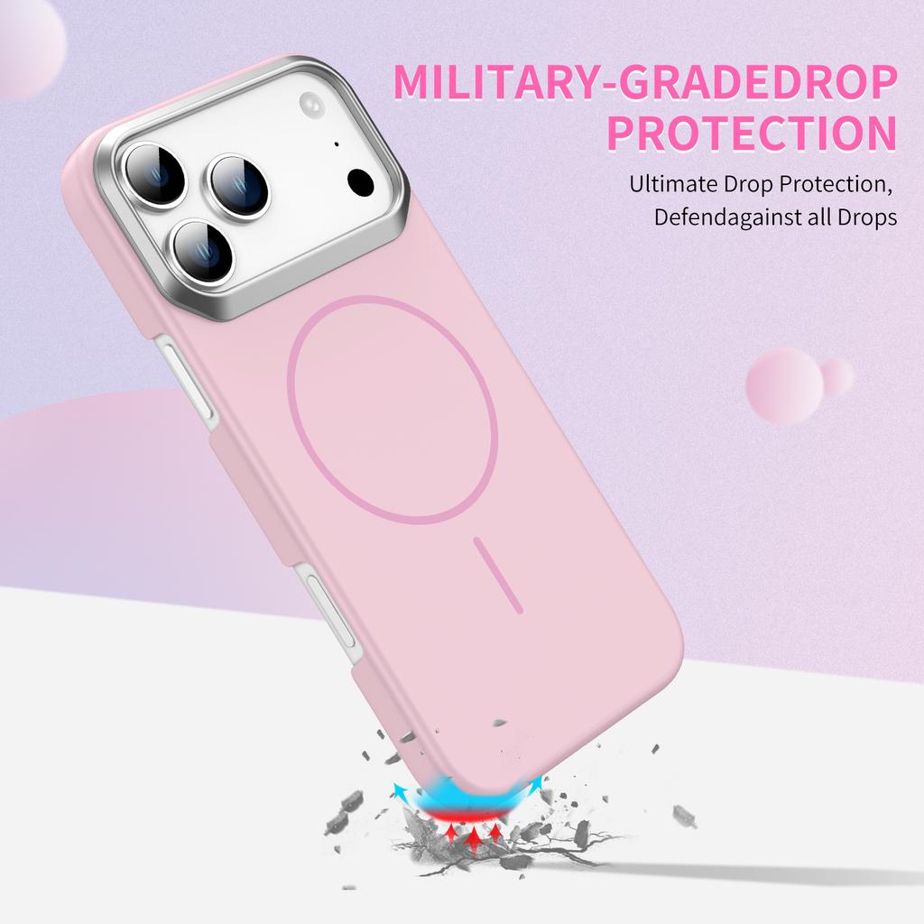 Matte PC Orange Color Magnetic Case for Magsafe IPhone 17 Pro16 15 14 13 12 11 Plus Pro Max Magnetic Shockproof Cover